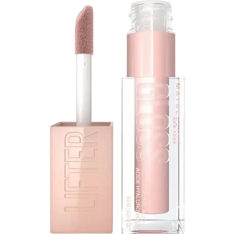 Maybelline Lifter Gloss Lip Gloss Makeup with Hyaluronic Acid #002 Ice