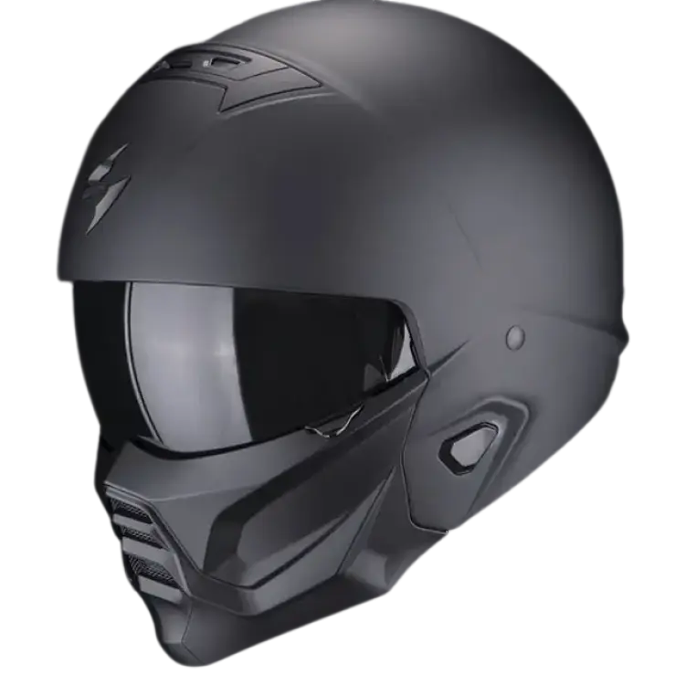 Scorpion Exo-Combat II Solid Matt Svart Vuxen
