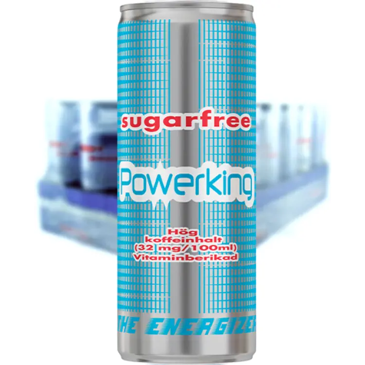 Powerking Energy Sockerfri 24 x 25 cl