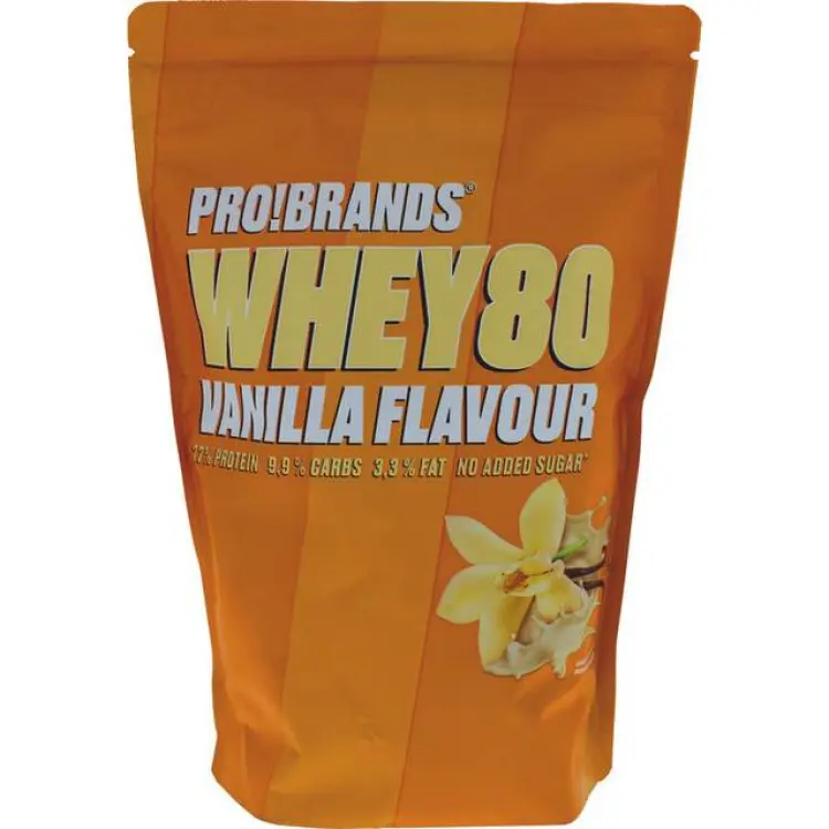 ProBrands Proteinpulver Whey 80 Vanilj