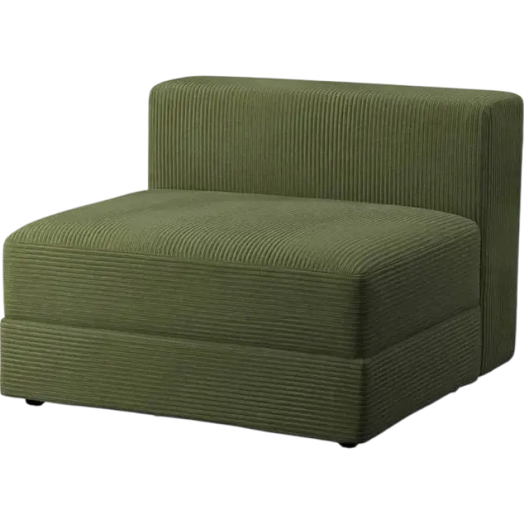 IKEA JÄTTEBO Samsala Dark Yellow/Green Soffa 95cm 1-sits
