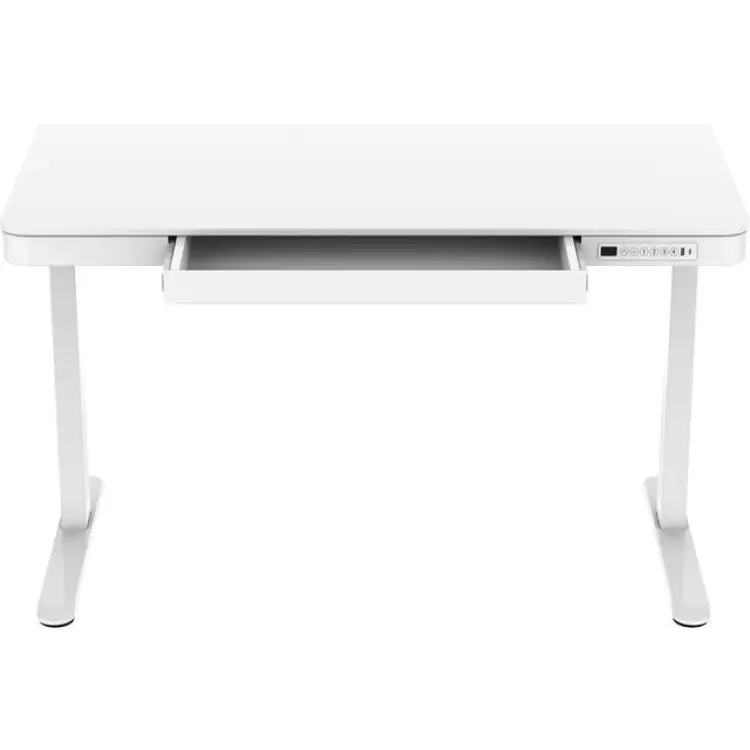 Lykke Elektriskt Höj Och Sänkbart 120 x 60 cm Polar Vit Skrivbord