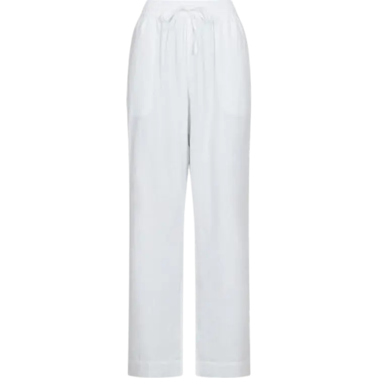 Neo Noir Sonar Linen Pants - White