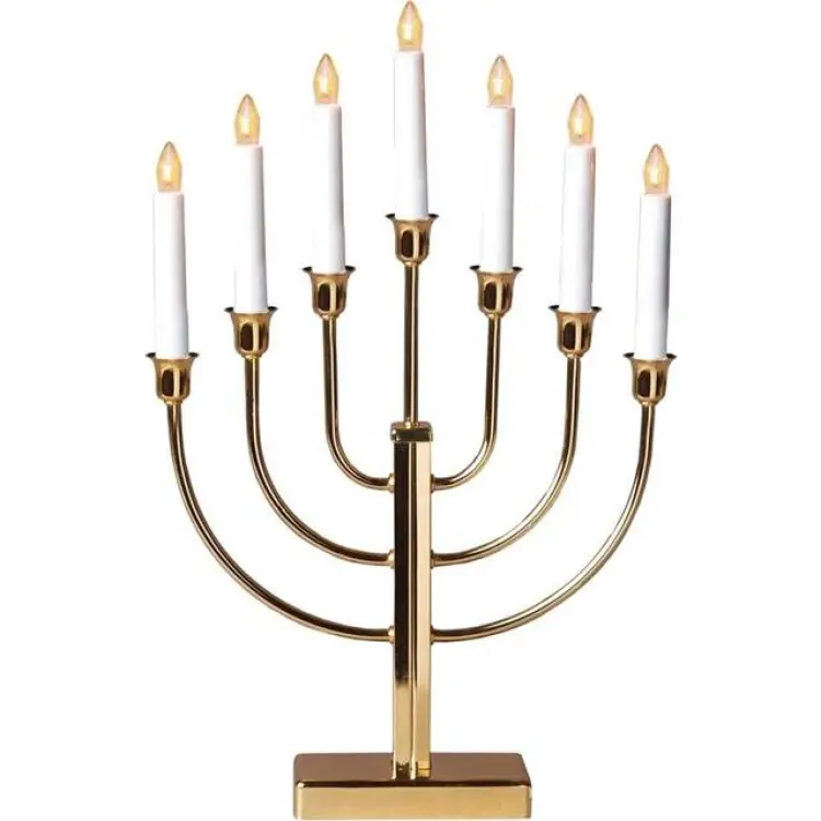 Star Trading Kristina Adventsljusstake mässing 47 cm