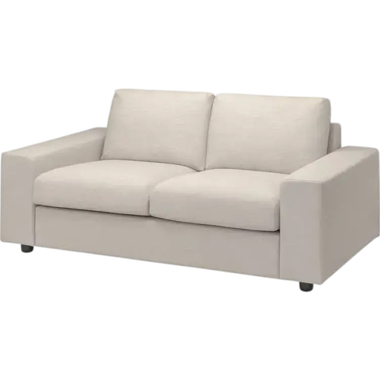 IKEA VIMLE Gunnared Beige Soffa 204cm 2-sits