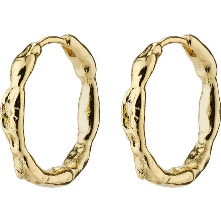 Pilgrim Eddy Organic Medium Hoops - Gold