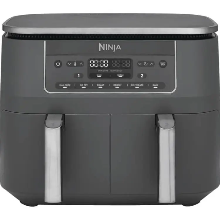 Ninja Dual Zone Airfryer DZ100 Gun Metal Grå