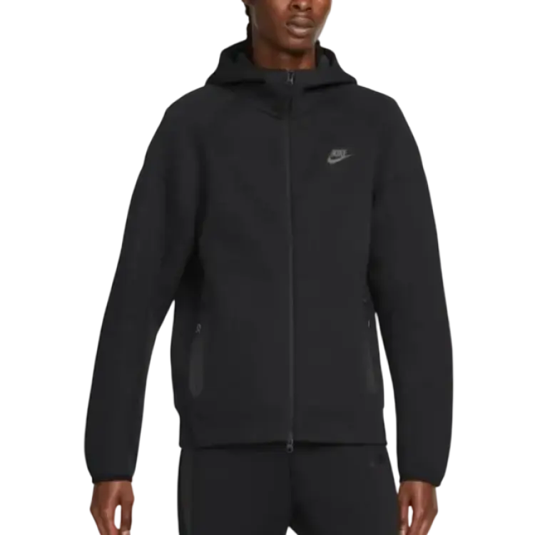 Nike Men's Sportswear Tech Fleece Windrunner Full Zip Hoodie - Black