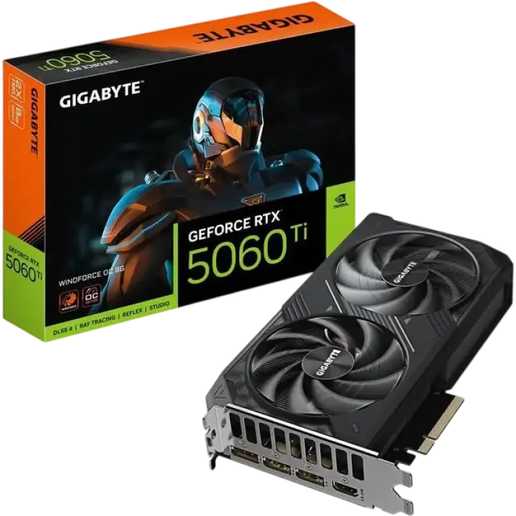 Gigabyte GeForce RTX 5060 Ti Windforce OC HDMI 3xDP 8GB