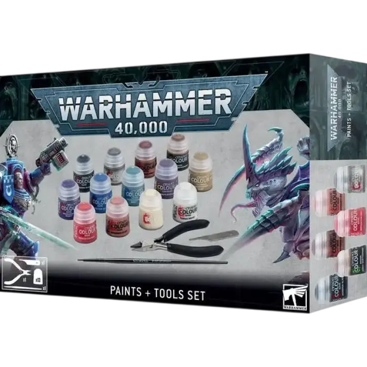 Games Workshop Warhammer 40000 Paints & Tools Set