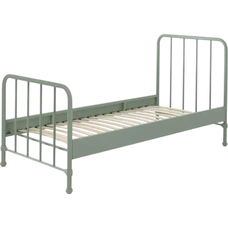 Vipack Enkelsäng 90x200 cm Grön Sängram
