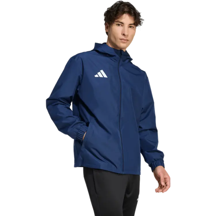 adidas Jacka All Weather Entrada 26 - Navy/Vit