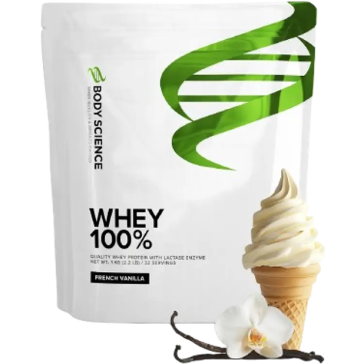 Body Science Proteinpulver Whey 100% 1 kg French Vanilla