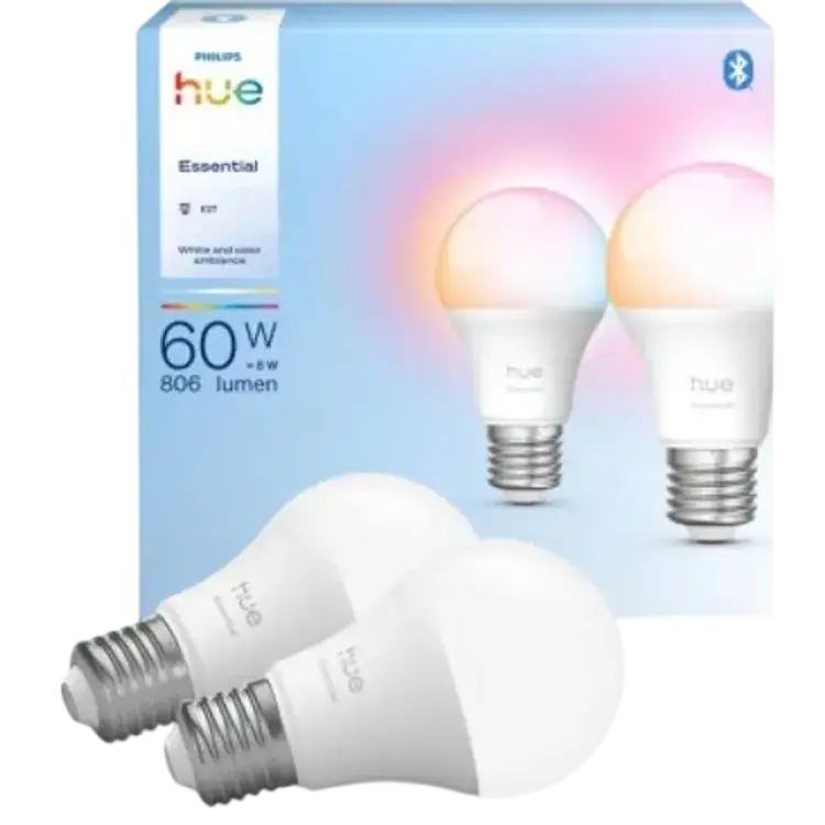 Philips Hue White Color Ambiance Essential LED-lampa A60 E27 8 W