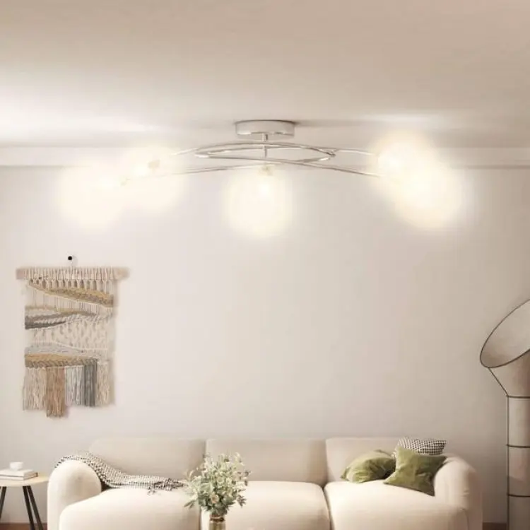 vidaXL Taklampa Med Lampskärmar i Tråd 5 G9 Pendellampa