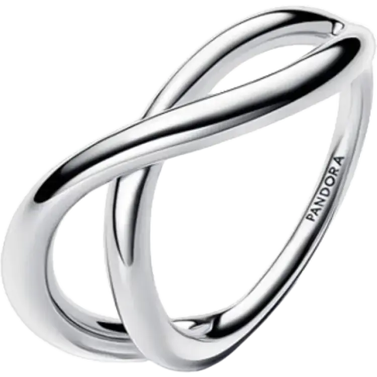 Pandora Organically Shaped Infinity Ring - Silver