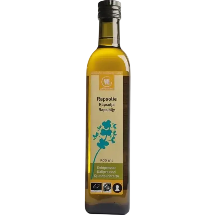 Urtekram Cold Pressed Rapeseed Oil 50cl