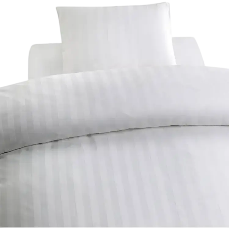 Borganäs Satin Påslakan Vit (210x150cm)
