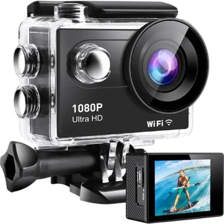 Tomtop Jms 1080P Ultra HD Actionkamera 2 0 Tum LCD Skärm