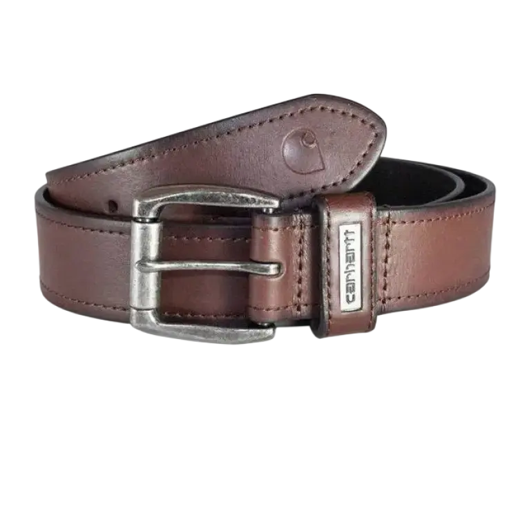 Carhartt Läderbälte - Dark Brown