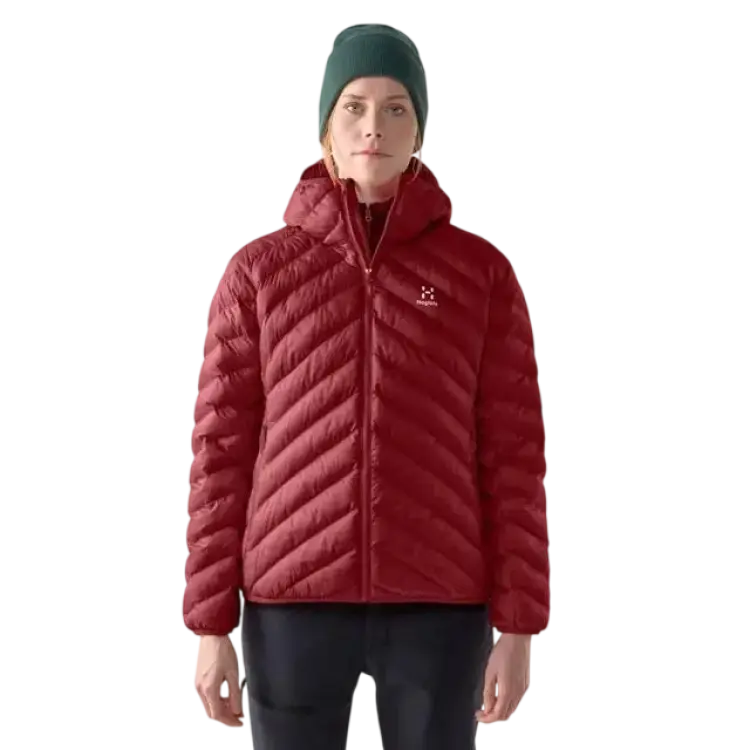 Haglöfs Särna Mimic Hood W Lättviktsjacka - Carmine Red