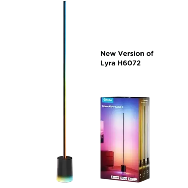 Govee RGBIC Black Golvlampa 139.7cm