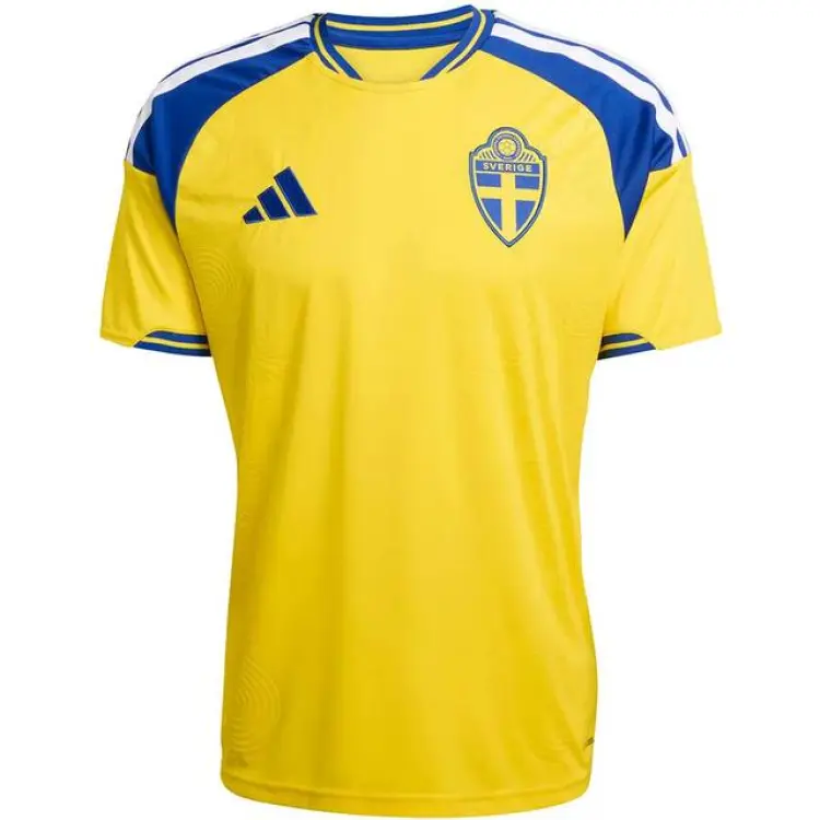 adidas Replica Sweden 26 Home Jersey - Men's Bright Yellow