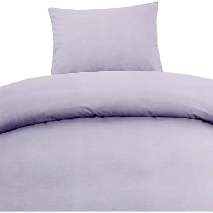 Borganäs Påslakanset Vintage Washed Lila 2 Påslakan Lila (210x150cm)