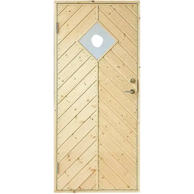 Jabo 10° Ytterdörr Klarglas V (80x190cm)