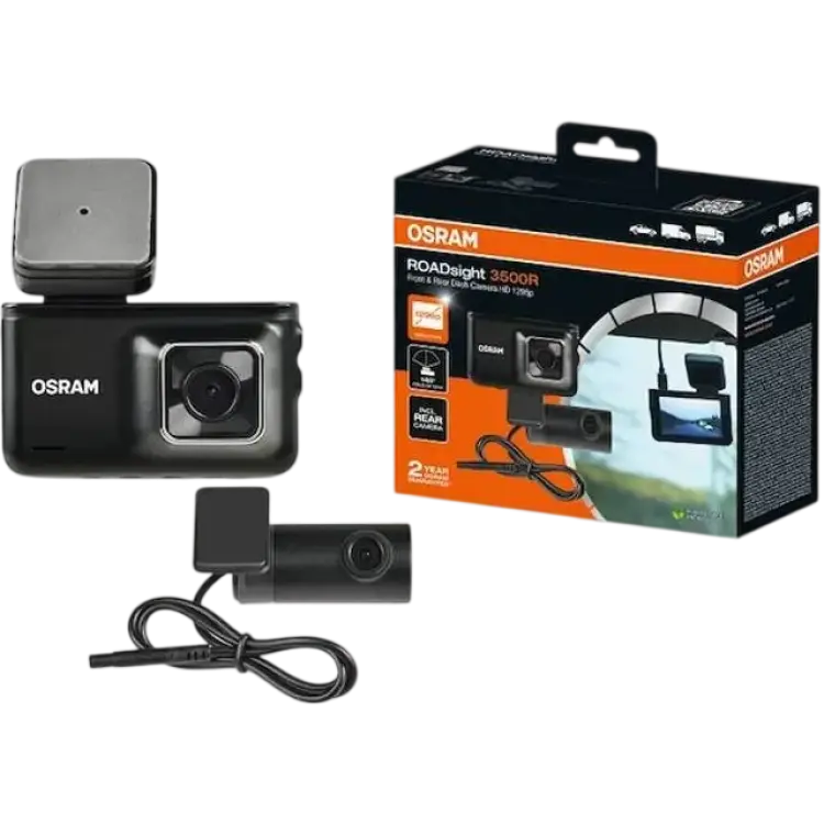 Osram Dashcam Kit Fram Bak Roadsight 3500