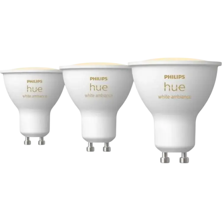 Philips Hue White Ambiance GU10 400lm 3-Pack