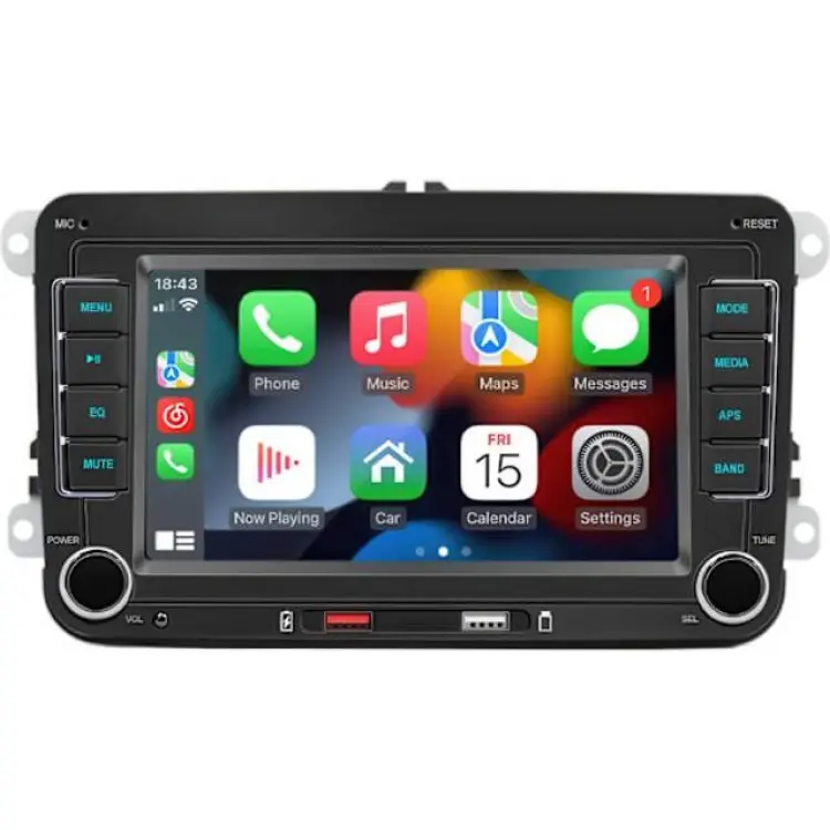 F9070W Bilradio CarPlay Android Auto 7 Tum