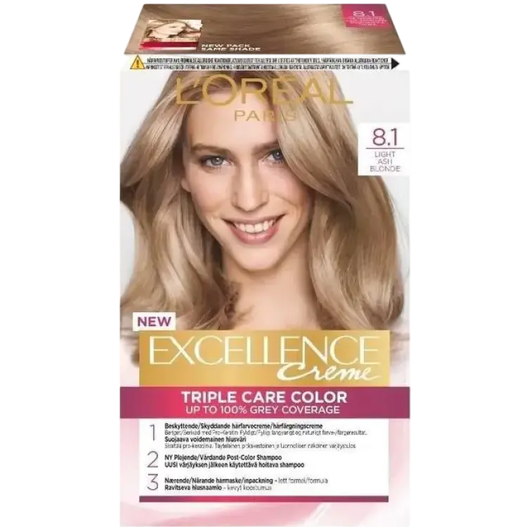 L'Oréal Paris Excellence Crème #8.1 Natural Ash Blonde