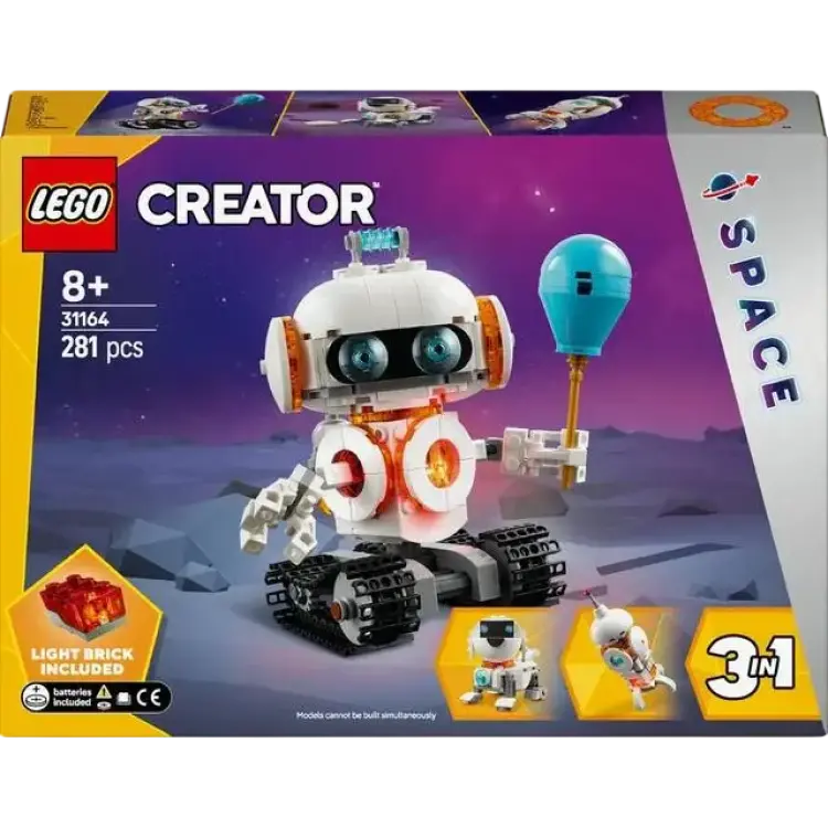 LEGO Creator 3 in 1 Rymdrobot 31164