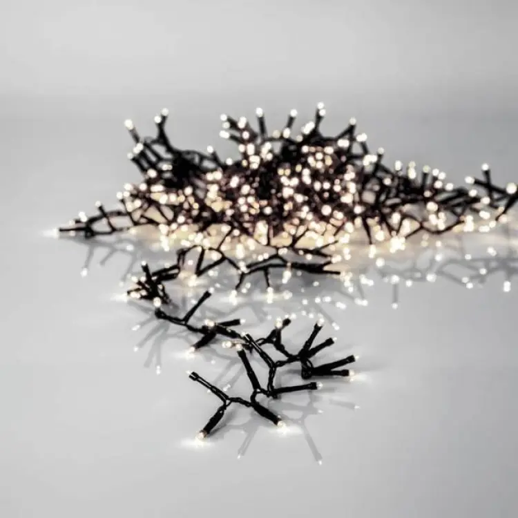 Star Trading Serie LED 800L 16m Svart Ljusslinga