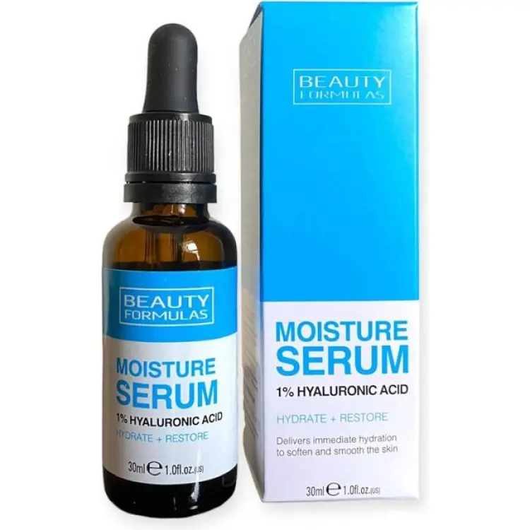 Beauty Formulas Moisturising 1% Hyaluronic Acid Ansiktsserum 30ml