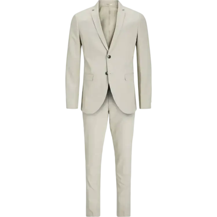 Jack & Jones Jprfranco Super Slim Fit Suit - Beige/Pure Cashmere