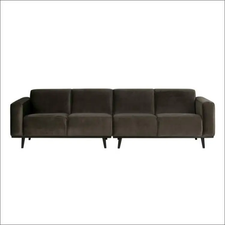BePureHome Estado 4-Sits Sammetssoffa Grön Soffa 4-sits, 3-sits