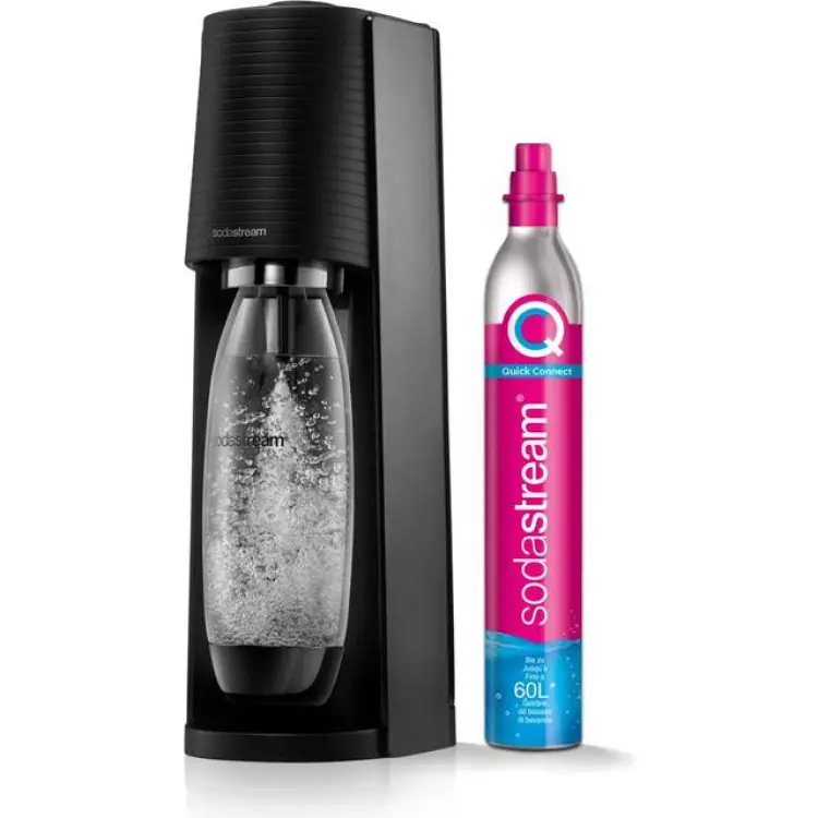 SodaStream Terra svart med kolsyrecylinder