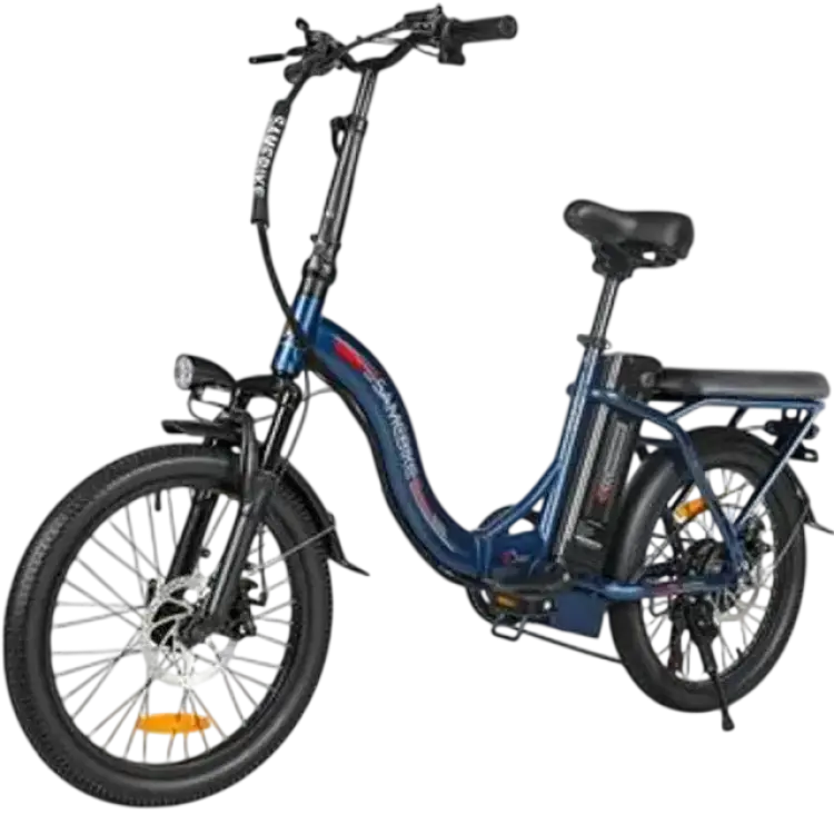 Samebike CY20 Elektrisk Hopfällbar Cykel 20'' 350W 36V 13Ah Blå