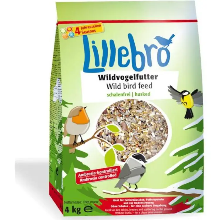 Lillebro vildfågelfoder utan skal 20 kg