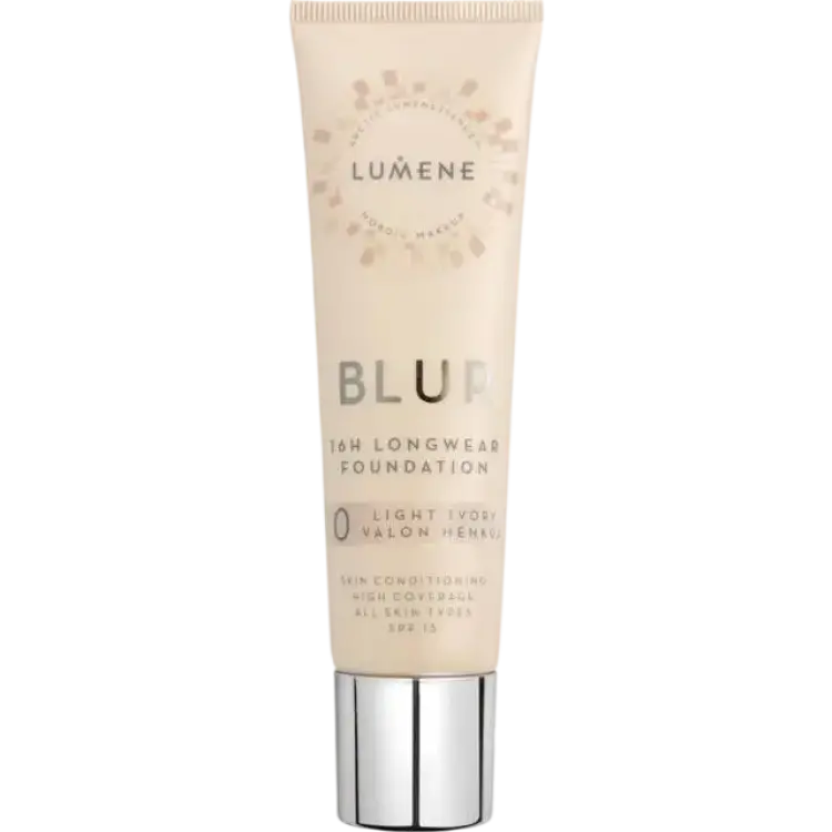 Lumene Blur 16H Longwear Foundation SPF15 #0 Light Ivory