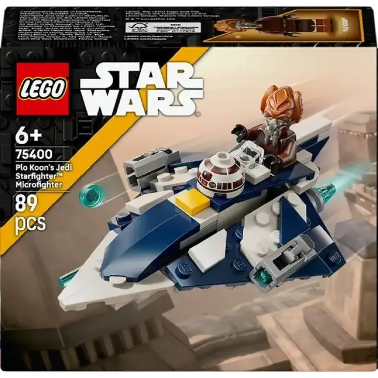 LEGO Star Wars Plo Koon's Jedi Starfighter Microfighter 75400