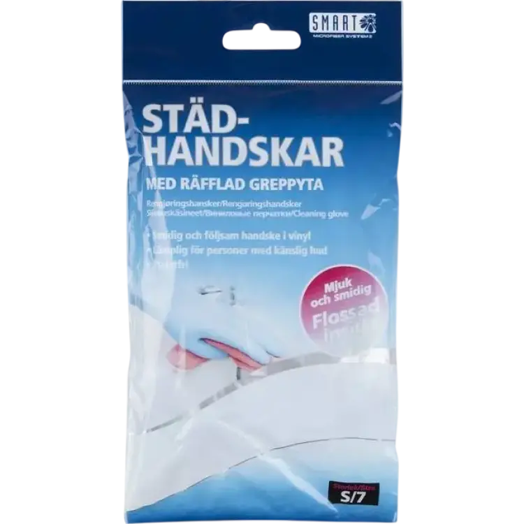 Smart Microfiber Städhandske Vinyl - Multi