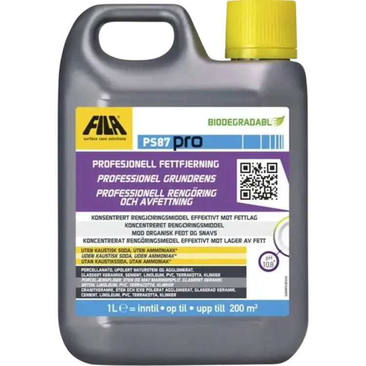 Fila Rengöringsmedel PS87 Pro 1 Liter