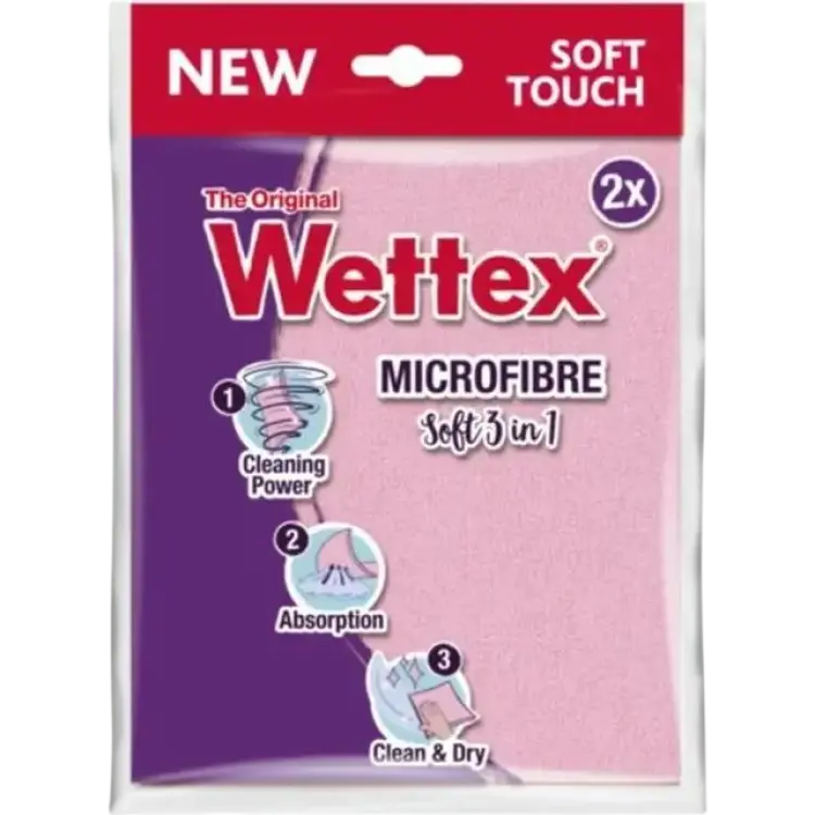 Vileda Wettex Mikrofiberduk Soft 3in1, 2-pack 4023103229464