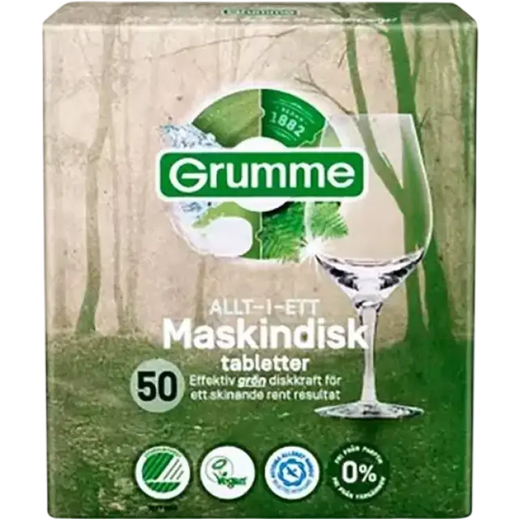 Grumme Machine Dishwashing Detergent 50 Tablets