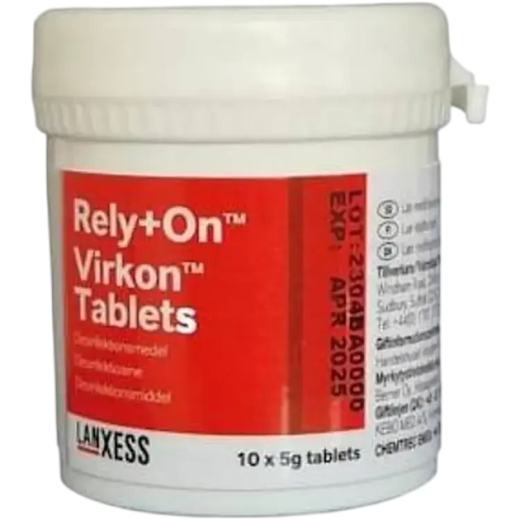 Virkon Desinfektionsmedel Virkon 10x5g 5/FP