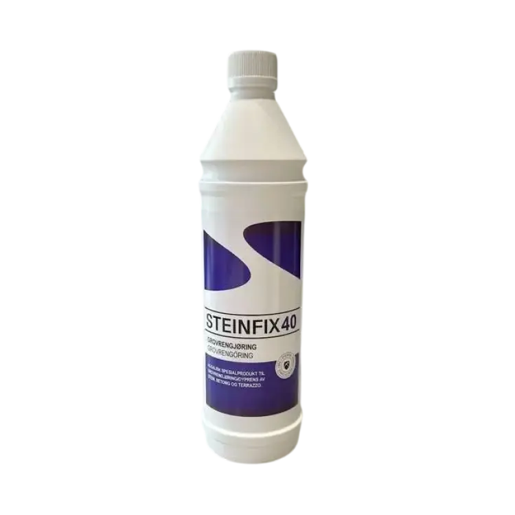 Steinfix Steinfix 40 Grovrengöring rengöring natursten komposit 1000ml skötsel stenskiva 1L