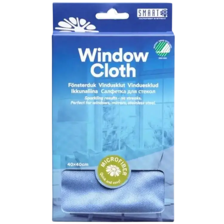 Smart Microfiber Window Cloth 40x40cm